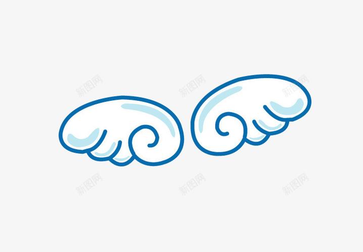 天使翅膀矢量图