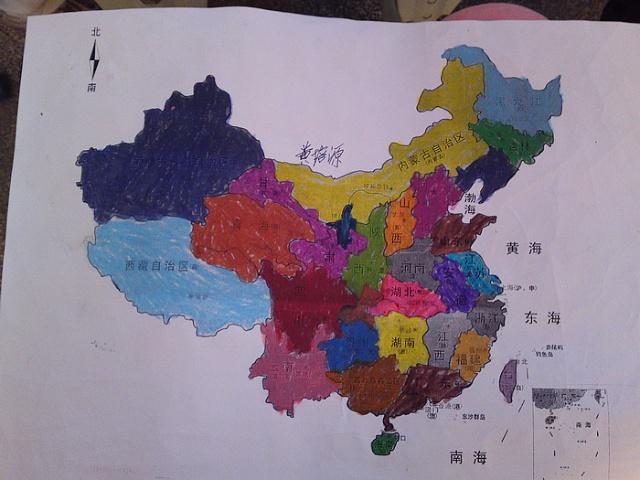 我爱我的祖国儿童画展示