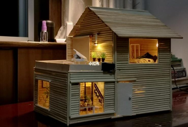 手工,diy,小房子_手工制作_diy_筷子_浪漫_我的手工