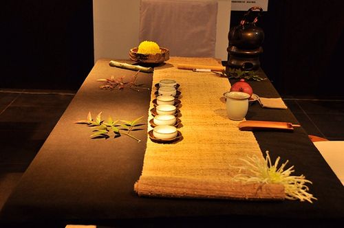 魂牵梦萦的优雅 茶席设计图片欣赏(一)