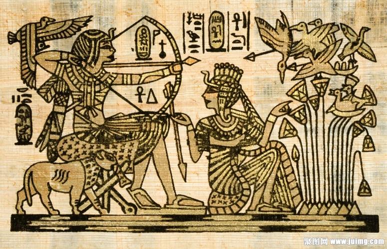 埃及壁画装饰画