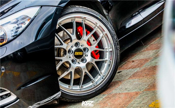 宝马bmwz4e89改装升级bbsrs-gt两片式锻造19寸经典复古款轮毂