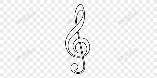 五线谱的高音谱号