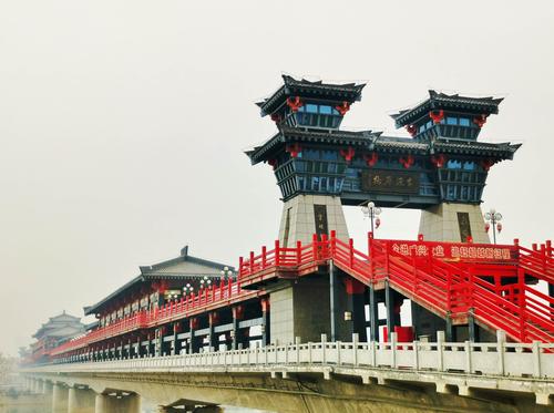 咸阳古渡廊桥