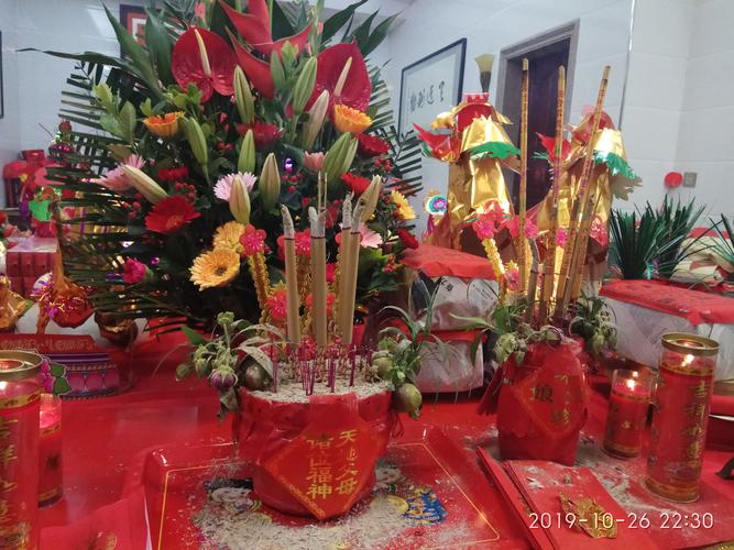 实拍广东潮汕民俗年末拜神