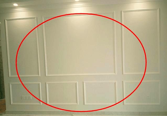 新房装修老公非只用石膏线做墙面, 没想到效果出奇的好!