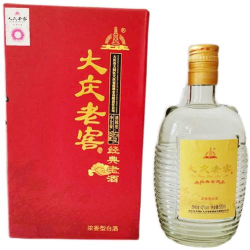 大庆老窖经典老酒42度纯粮酿造浓香型白酒 500ml*6瓶整箱装 送礼