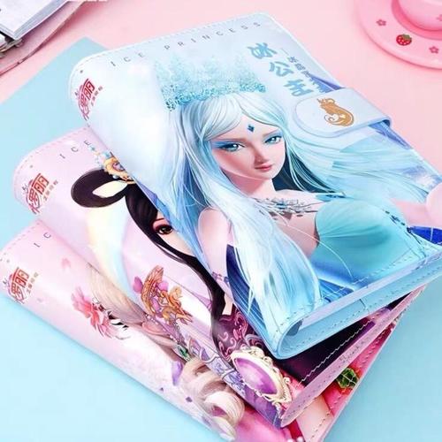 叶罗丽娃娃契约书手账本冰公主贴纸夜萝莉卡片精灵娃娃