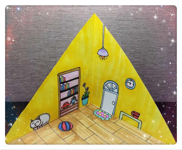 "停课不停学"一年级儿童创意立体画《房间一角》——西南联大蒙自小学