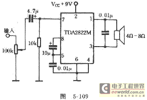 简单易制的tda2822m功放