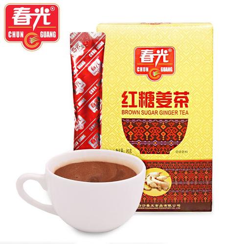海南特产 春光食品红糖姜茶姜糖冲饮品春光速溶姜茶96