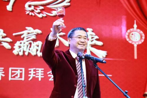 林洋集团总裁,林洋能源董事长陆永华上台致祝酒辞新的一年,林洋人将踏