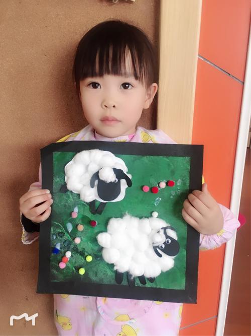 小二班创意美术【小羊肖恩】