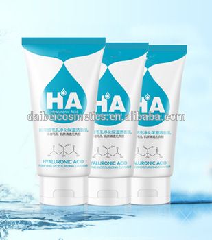 hyaluronic acid ha moisturizing facial cleansing milk