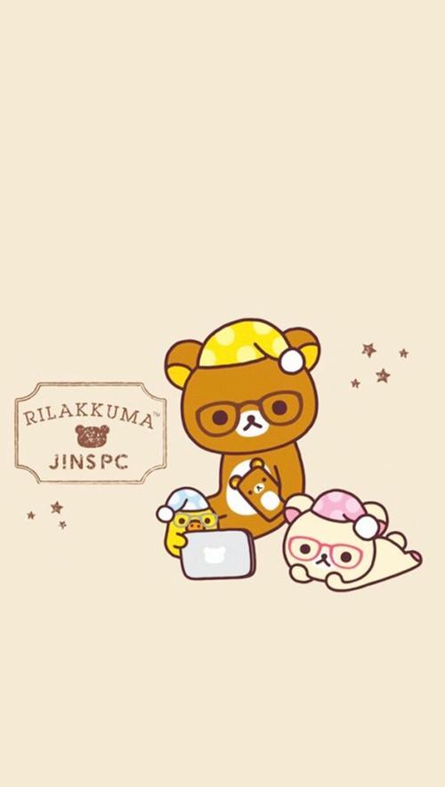 iphone壁纸 电脑壁纸 插画 文字 动漫 平铺 萌物 软妹 少女心 粉色