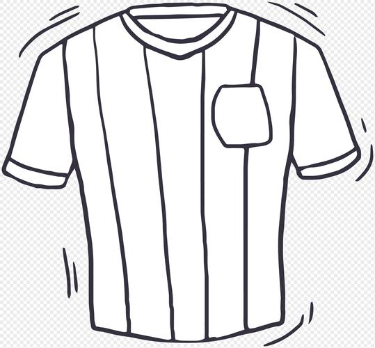 手绘足球比赛球衣元素