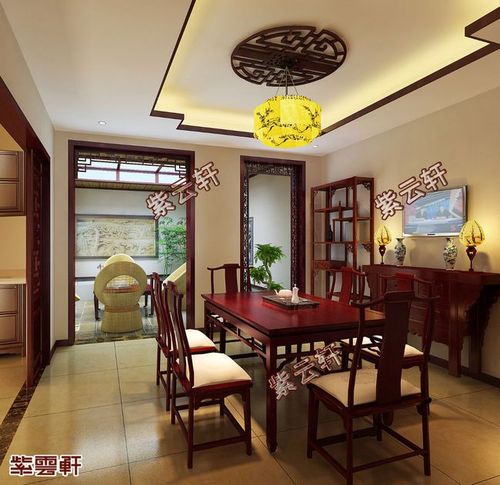 别墅中式装修中最复古雅致的要数餐厅了|家具|博古架