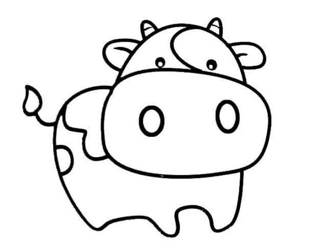 七夕节牛的简笔画