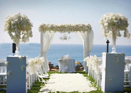 户外西式婚礼场地布置 一场浪漫的