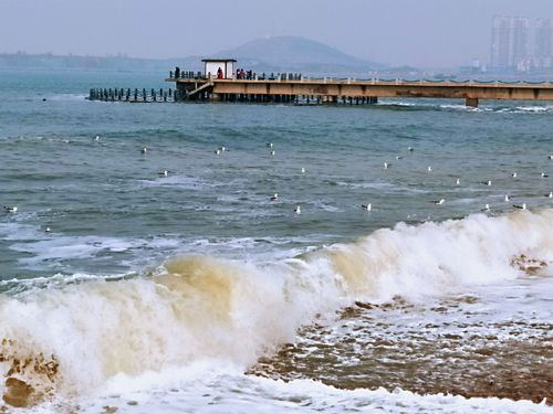 2019年 春节 大连旅顺月亮湾 初一到初三 三天里 那片神奇的大海 借