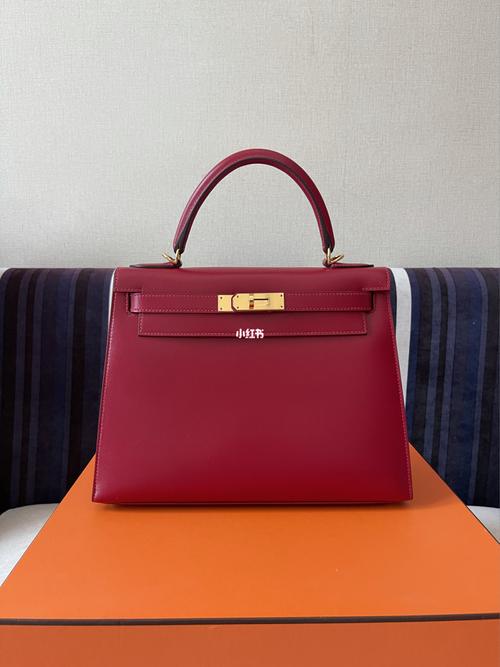 爱马仕kelly28 红金 box皮手提包_手提包_北京skp自由