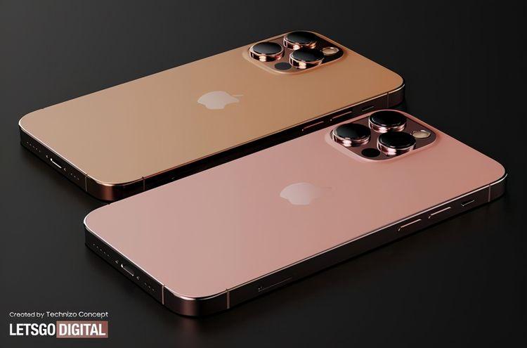 iphone13pro玫瑰金配色曝光,算古铜色配色吧?