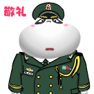 上来向大家敬礼报到