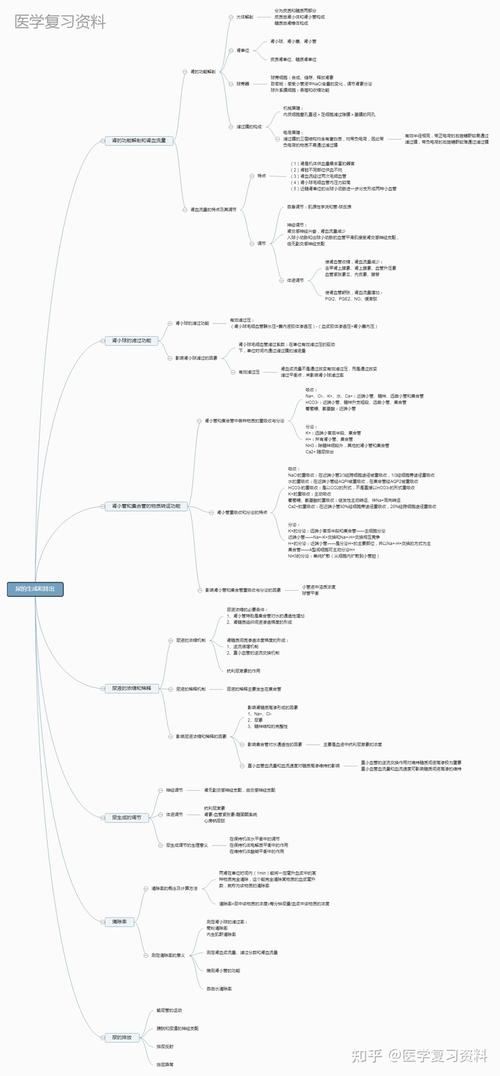 生理学思维导图