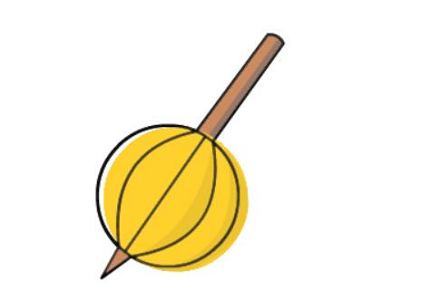 简笔画锤的画法儿童画兵器锤