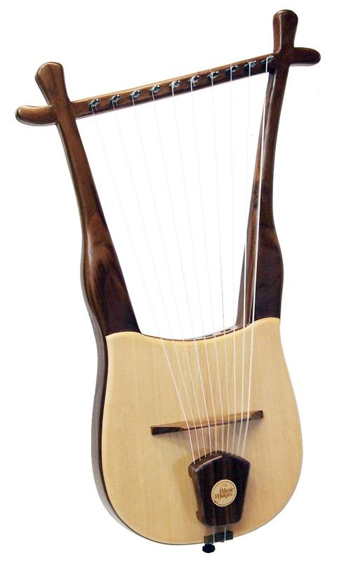 全新old world lyre10弦琴-戴维国王大卫的竖琴 全手工里拉琴