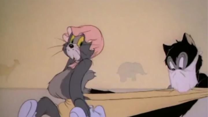 猫和老鼠:汤姆现在是个小婴儿,被流浪猫欺负了,他还还