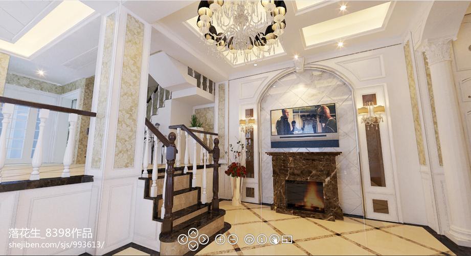 装饰图片客厅客厅欧式豪华280m05别墅豪宅设计图片赏析--土巴兔装修
