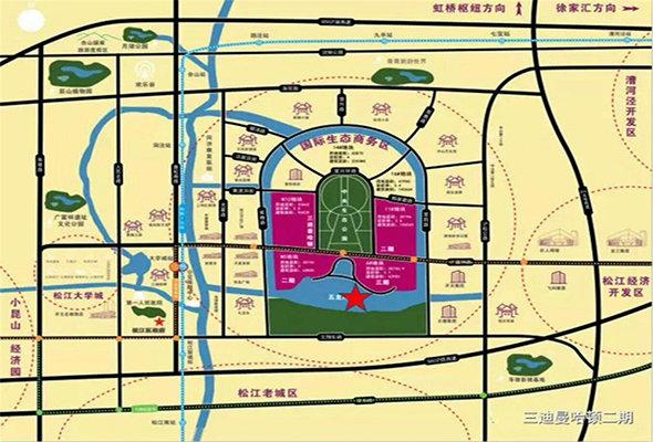 松江三迪曼哈顿二期上东街得房率人流量多吗
