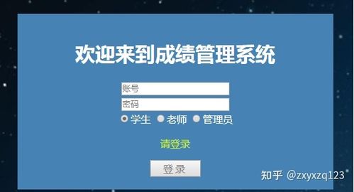你的毕设我的心之学生成绩管理系统