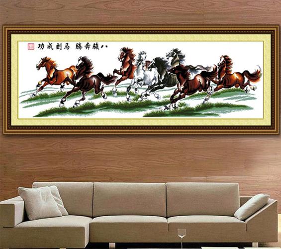 十字绣马到成功八骏图409-1-爱神奴隶
