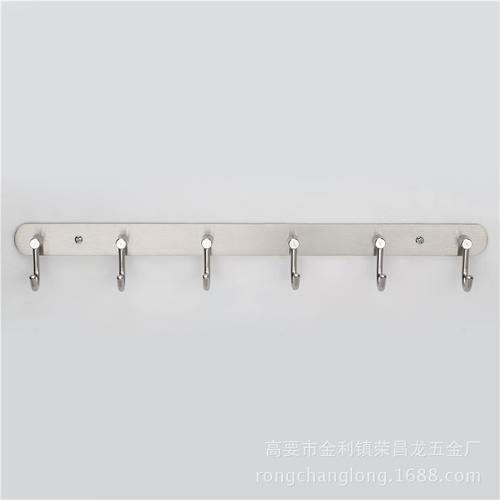 厂家生产供应实心不锈钢排钩 新款精致不锈钢挂钩 优质衣帽钩.