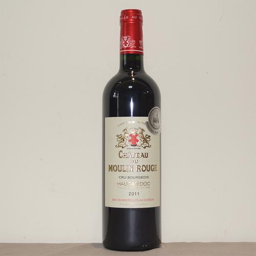 2011红磨坊庄园法国原瓶装中级庄红酒chateau moulin rouge葡萄酒