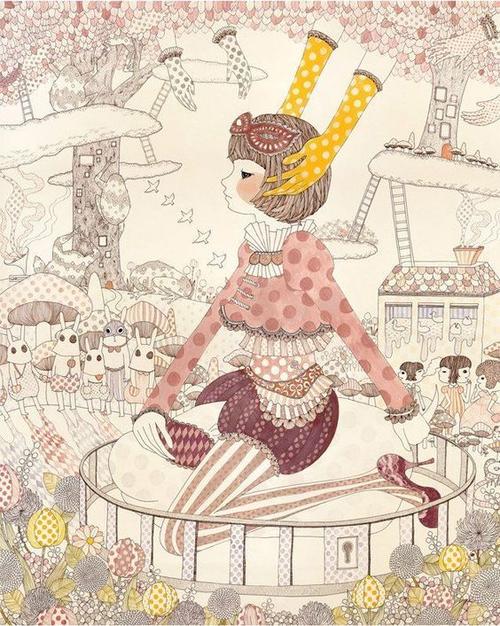 日本插画家yoko furusho-花瓣网|陪你做生活的设计师 | yoko furusho