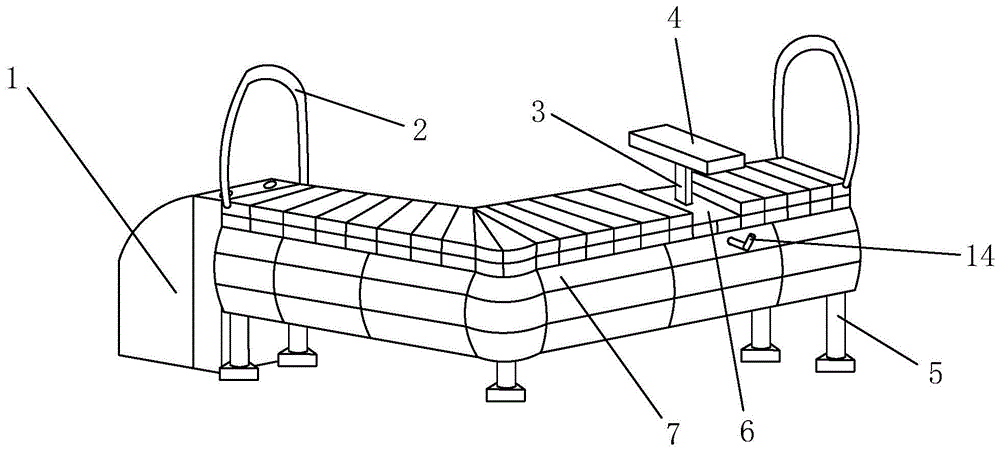 本实用新型涉及一种座椅,尤其是涉及一种公共长椅.