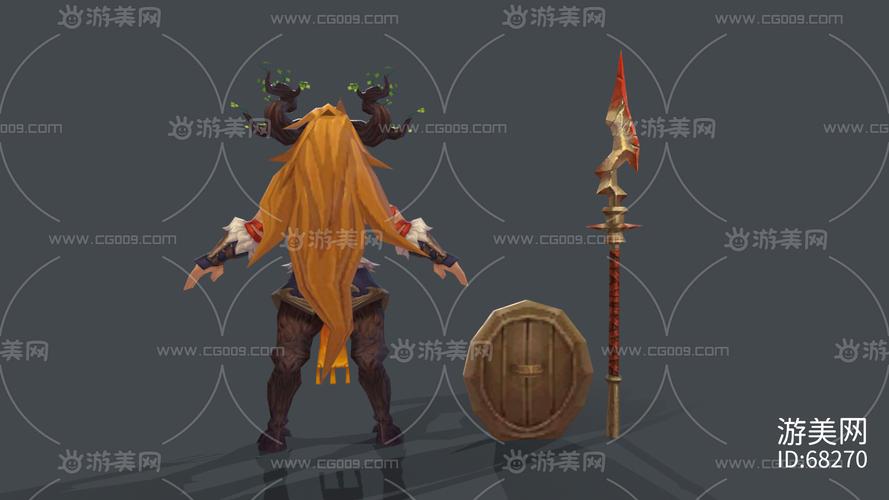 鹿角人枪盾兵,森林战士