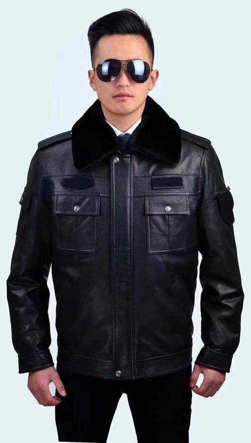警用皮衣 警用皮夹克