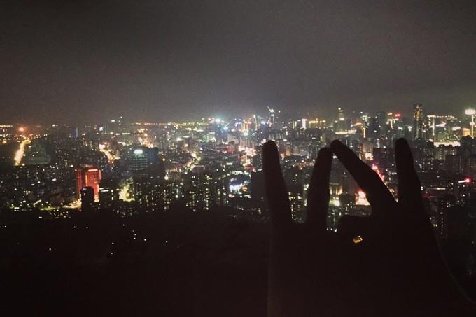 南山山顶夜景