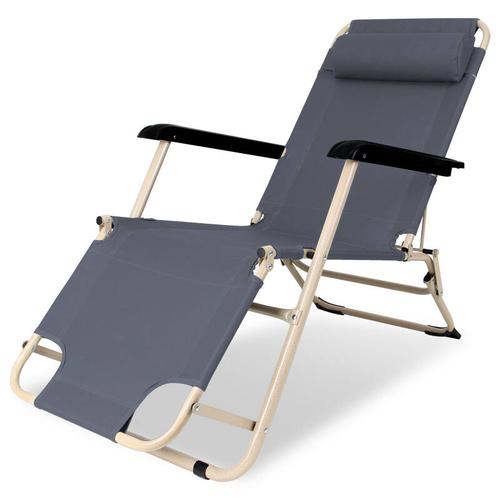 创悦 躺椅 折叠椅 午休床 午睡床 陪护床 两用休闲便携cy-5860灰