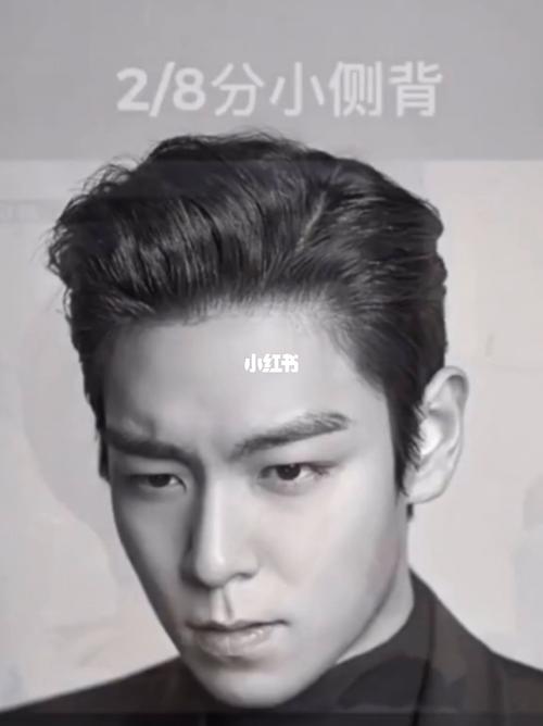 男生一定要尝试的二八分侧背发型