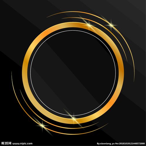 金色圆形背景设计图__图片素材_其他_设计图库_昵图网