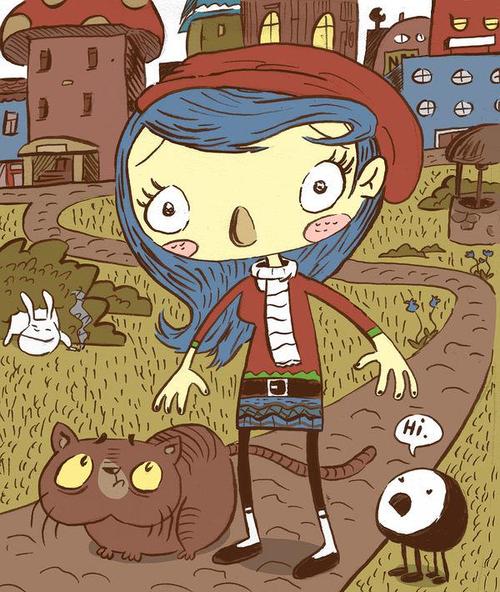 关于hilda的漫画作者luke pearson