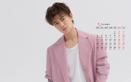 2020年5月任嘉伦帅气日历壁纸