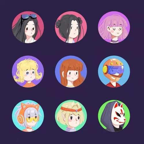 头像soul版本原始动态怀旧男女二次元经典可爱设计素材