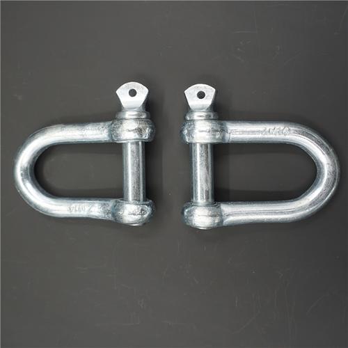 卸扣起重d形吊耳卡扣卡环镀锌国标u型吊环吊钩起重扣u型吊扣美式