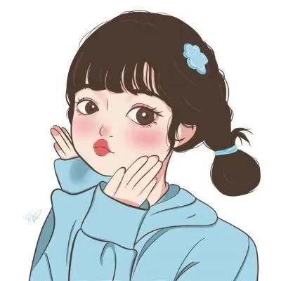 动漫女头闺蜜头像可爱